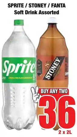 Boxer Superstores SPRITE/ STONEY/ FANTA Soft Drink Assorted offer