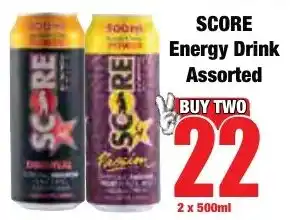 Boxer Superstores SCORE Energy Drink Assorted offer