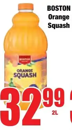 Boxer Superstores BOSTON Orange Squash offer