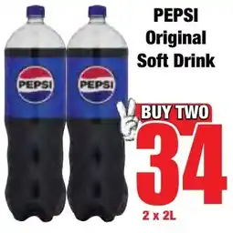 Boxer Superstores PEPSI Original Soft Drink offer