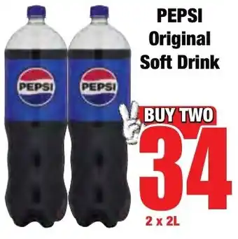 Boxer Superstores PEPSI Original Soft Drink offer