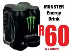 Boxer Superstores MONSTER Energy Drink offer