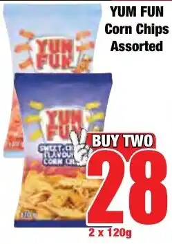 Boxer Superstores YUM FUN Corn Chips Assorted offer