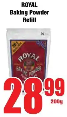 Boxer Superstores ROYAL Baking Powder Refill offer