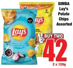 Boxer Superstores SIMBA Lay's Potato Chips Assorted offer