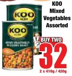 Boxer Superstores KOO Mixed Vegetables Assorted offer