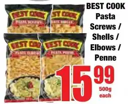 Boxer Superstores BEST COOK Pasta Screws/ Shells/ Elbows/ Penne offer
