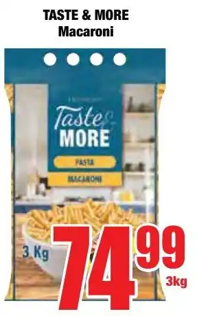 Boxer Superstores TASTE & MORE Macaroni offer