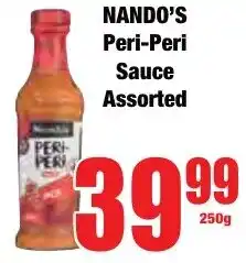 Boxer Superstores NANDO'S Peri-Peri Sauce Assorted offer