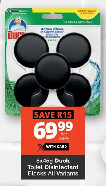 Duck Toilet Disinfectant Blocks All Variants