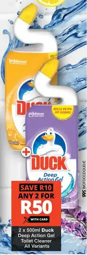 Checkers Duck Deep Action Gel Toilet Cleaner All Variants offer