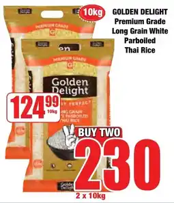 Boxer Superstores GOLDEN DELIGHT Premium Grade Long Grain White Parboiled Thai Rice offer