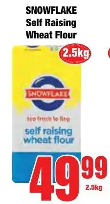 Boxer Superstores SNOWFLAKE Self Raising Wheat Flour offer