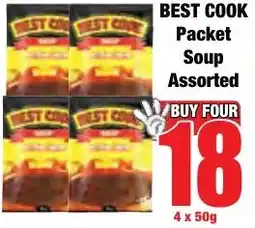 Boxer Superstores BEST COOK Packet Soup Assorted offer