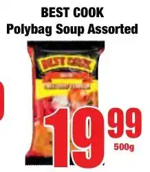 Boxer Superstores BEST COOK Polybag Soup Assorted offer