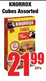 Boxer Superstores KNORROX Cubes Assorted offer