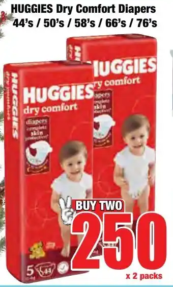Boxer Superstores HUGGIES Dry Comfort Diapers offer