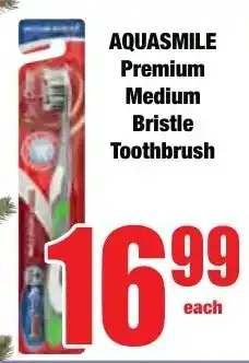 Boxer Superstores AQUASMILE Premium Medium Bristle Toothbrush offer
