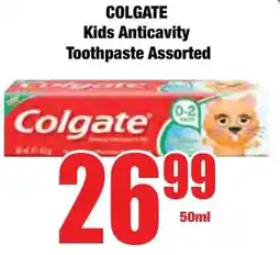Boxer Superstores COLGATE Kids Anticavity Toothpaste Assorted offer