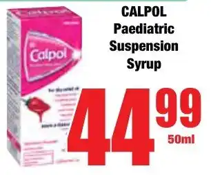 Boxer Superstores CALPOL Paediatric Suspension Syrup offer
