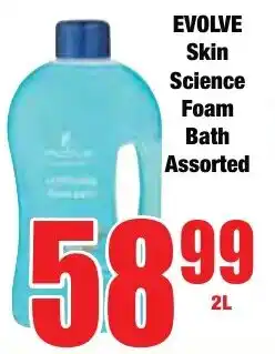 Boxer Superstores EVOLVE Skin Science Foam Bath Assorted offer