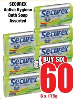 Boxer Superstores SECUREX Active Hygiene Bath Soap Assorted offer
