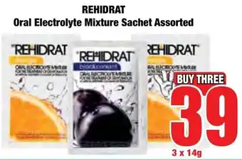 Boxer Superstores REHIDRAT Oral Electrolyte Mixture Sachet Assorted offer