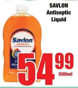 Boxer Superstores SAVLON Antiseptic Liquid offer