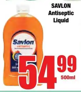 Boxer Superstores SAVLON Antiseptic Liquid offer