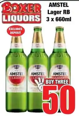 Boxer Superstores AMSTEL Lager RB offer