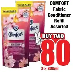 Boxer Superstores COMFORT Fabric Conditioner Refill Assorted offer