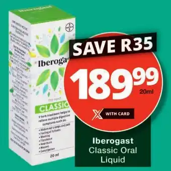 Checkers Iberogast Classic Oral Liquid offer
