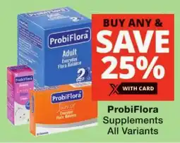 Checkers ProbiFlora Supplements All Variants offer