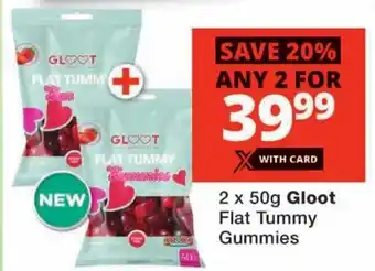 Checkers Gloot Flat Tummy Gummies offer