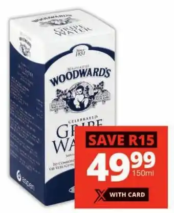 Checkers Woodward's Gripe Water offer