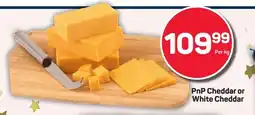 Pick n Pay Hypermarket PnP Cheddar or White Cheddar offer