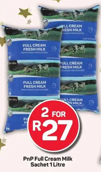 Pick n Pay Hypermarket PnP Full Cream Milk Sachet offer