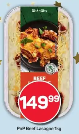 Pick n Pay Hypermarket PnP Beef Lasagne offer