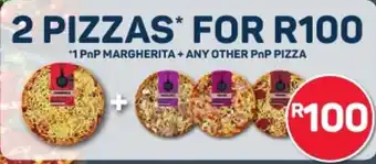 Pick n Pay Hypermarket 1 pnp margherita + any other pnp pizza offer
