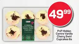 Pick n Pay Hypermarket PnP Hidden Centre Vanilla Cherry Swirl Cupcakes offer
