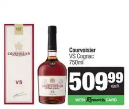Spar Tops Courvoisier VS Cognac offer