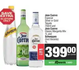 Spar Tops Jose Cuervo Combo offer