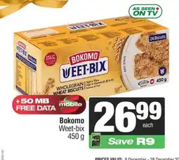 Spar Bokomo Weet-bix 450 g offer