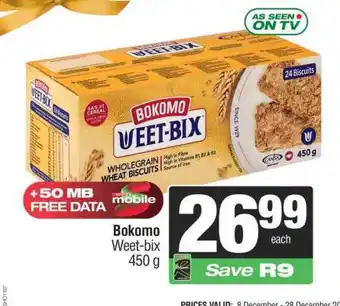 Spar Bokomo Weet-bix 450 g offer