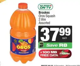 Spar Brookes Oros Squash offer