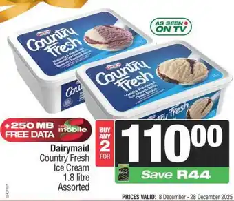 Spar Dairymaid Country Fresh Ice Cream offer