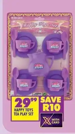 Shoprite HAPPY TOYS TEA PLAY SET offer
