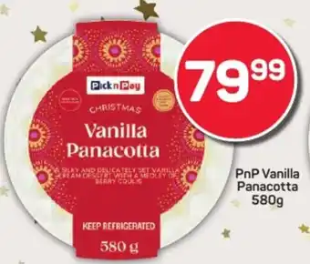Pick n Pay Hypermarket PnP Vanilla Panacotta offer