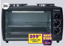Shoprite ESSENTIALS MINI OVEN 24L offer
