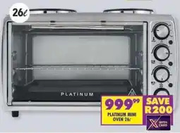 Shoprite PLATINUM MINI OVEN 26ℓ offer